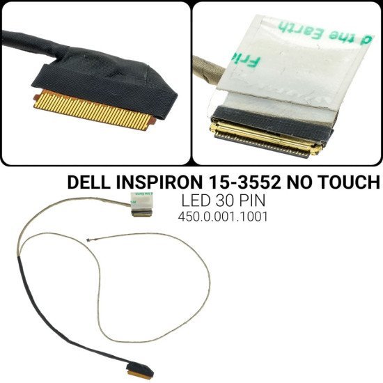 Καλωδιοταινία Οθόνης Για Dell Inspiron 15-3552 No Touch (Μακρυα)