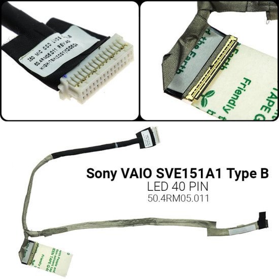 Καλωδιοταινία Οθόνης Για Sony Vaio Sve151A11W Z50 Type B