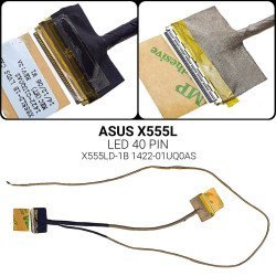Καλωδιοταινία Οθόνης Για Asus X555L 40Pin Καλωδιοταινία Οθόνης Για Asus X555L 40Pin