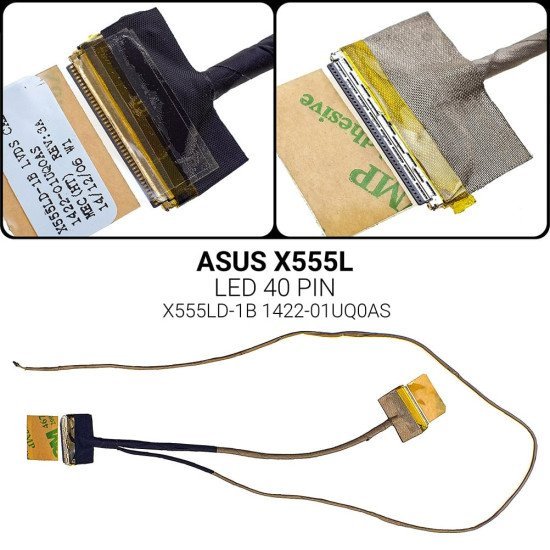 Καλωδιοταινία Οθόνης Για Asus X555L 40Pin Καλωδιοταινία Οθόνης Για Asus X555L 40Pin