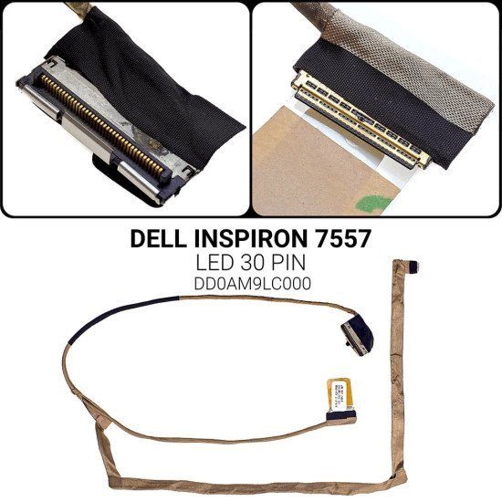 Καλωδιοταινία Οθόνης Για Dell 15 7557 30Pin Καλωδιοταινία Οθόνης Για Dell 15 7557 30Pin