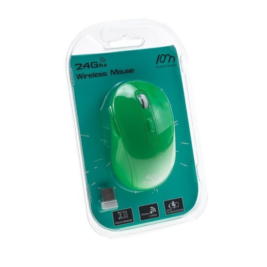 R-Horse Wireless Mouse Αθόρυβο Click Green