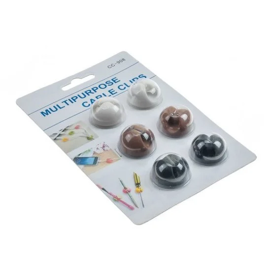 Cable Clips Cc-908 (6 Τμχ.) Cable Clips Cc-908 (6 Τμχ.)