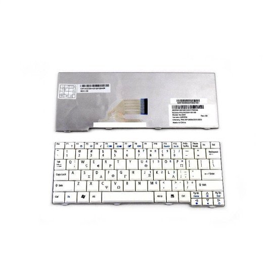 Πληκτρολόγιο Acer Aspire One Zg8 Λευκό Πληκτρολόγιο Acer Aspire One Zg8 Λευκό