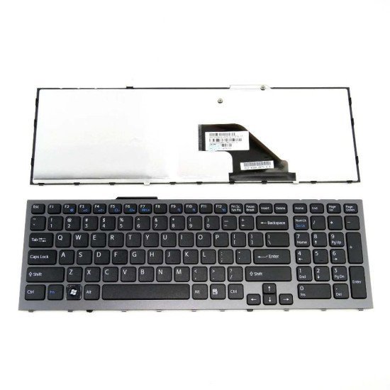 Πληκτρολόγιο Sony Vaio Vpcf12 Grey/Black Πληκτρολόγιο Sony Vaio Vpcf12 Grey/Black