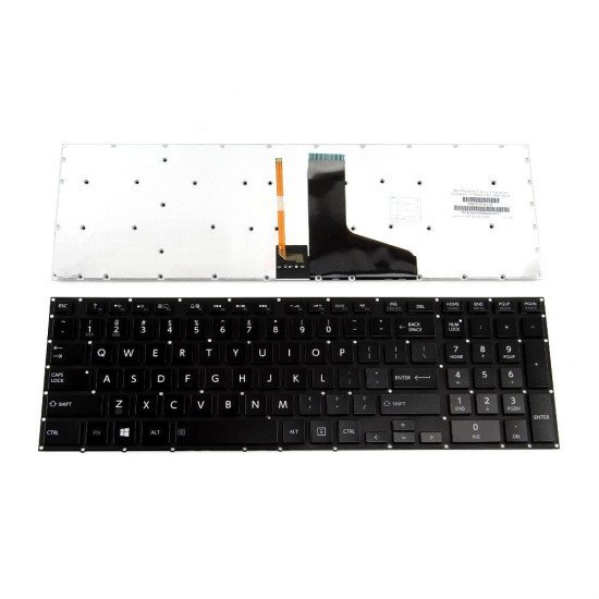 Πληκτρολόγιο Toshiba Satellite P70 Us Backlight No Frame Πληκτρολόγιο Toshiba Satellite P70 Us Backlight No Frame