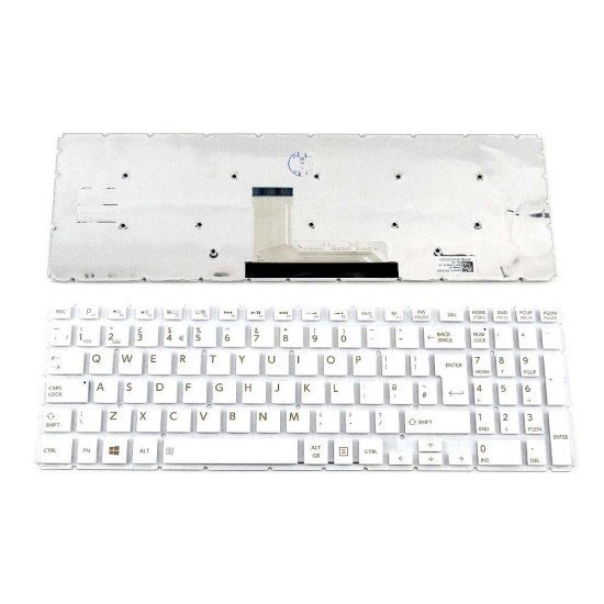 Πληκτρολόγιο Toshiba Satellite L50-B White Uk Πληκτρολόγιο Toshiba Satellite L50-B White Uk