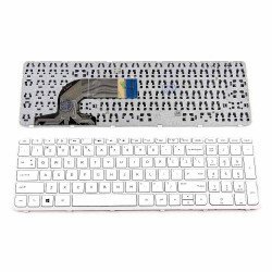 Πληκτρολόγιο Hp 15-N006 White With Frame Πληκτρολόγιο Hp 15-N006 White With Frame
