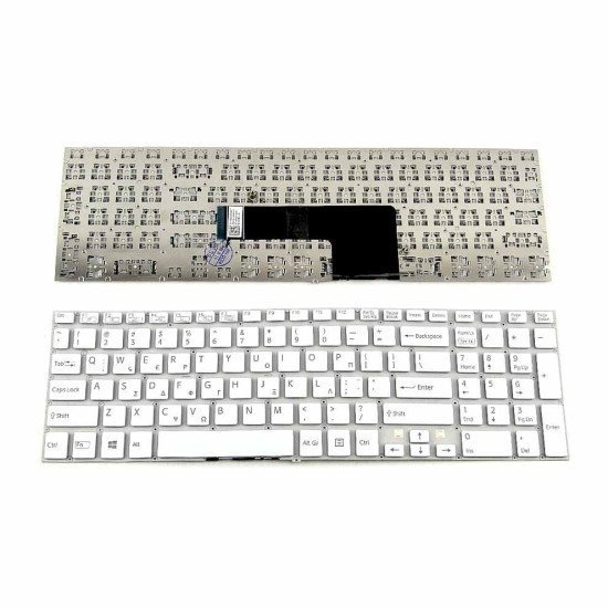 Πληκτρολόγιο Sony Vaio Svf15A Us Λευκό Greek Πληκτρολόγιο Sony Vaio Svf15A Us Λευκό Greek