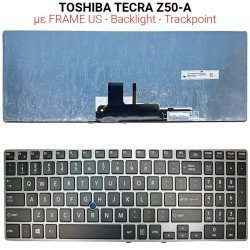 Πληκτρολόγιο Toshiba Tecra Z50-A With Frame + Backlight + Trackpoint Πληκτρολόγιο Toshiba Tecra Z50-A With Frame + Backlight + Trackpoint