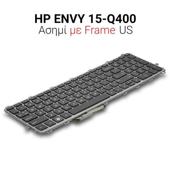 Πληκτρολόγιο Hp Envy 15-Q400 M6-N100 With Frame With Backlit Πληκτρολόγιο Hp Envy 15-Q400 M6-N100 With Frame With Backlit