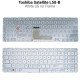 Πληκτρολόγιο Toshiba Satellite L50-B White Us Πληκτρολόγιο Toshiba Satellite L50-B White Us