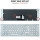 Πληκτρολόγιο Sony Vaio Vpc Ec With Frame White Πληκτρολόγιο Sony Vaio Vpc Ec With Frame White