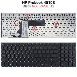 Πληκτρολόγιο Hp Probook 4510S Us