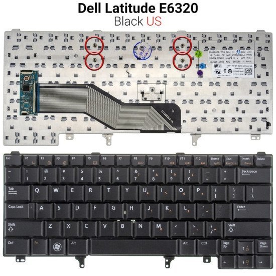 Πληκτρολόγιο Dell Latitude E6320 Πληκτρολόγιο Dell Latitude E6320