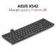 Πληκτρολόγιο Asus X542 No Frame Uk