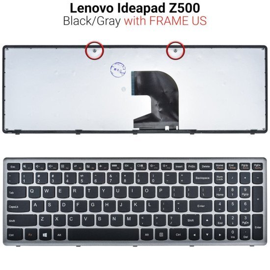Πληκτρολόγιο Lenovo Ideapad Z500 Πληκτρολόγιο Lenovo Ideapad Z500