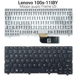Πληκτρολόγιο Lenovo Ideapad 100S-11Iby No Frame Us Μαύρο