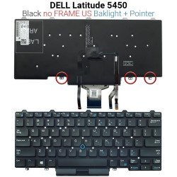 Πληκτρολόγιο Dell Latitude E5450 No Frame Us Bl+Tr Πληκτρολόγιο Dell Latitude E5450 No Frame Us Bl+Tr