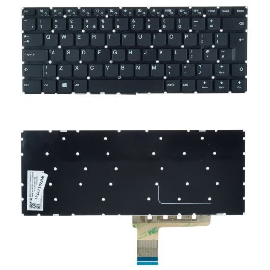 Πληκτρολόγιο Lenovo Ideapad V110-14Ast No Frame Uk Πληκτρολόγιο Lenovo Ideapad V110-14Ast No Frame Uk