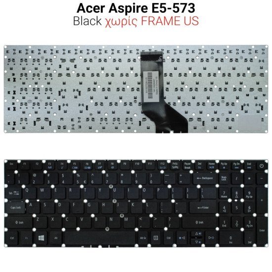 Πληκτρολόγιο Acer Aspire E5-573 No Frame Us