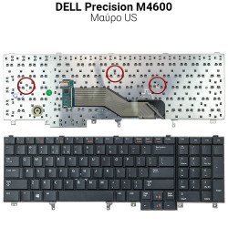 Πληκτρολόγιο Dell Precision M4600 No Trackpoint