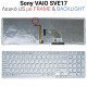 Πληκτρολόγιο Sony Vaio Sve 15 17 Λευκό With Backlight 0,8Cm Version Πληκτρολόγιο Sony Vaio Sve 15 17 Λευκό With Backlight 0,8Cm Version