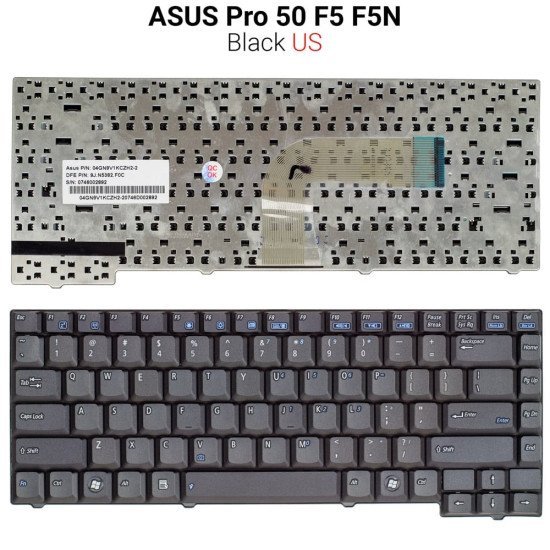 Πληκτρολόγιο Asus Pro 50 F5 F5N Πληκτρολόγιο Asus Pro 50 F5 F5N
