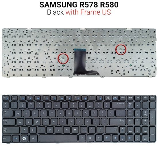 Πληκτρολόγιο Samsung R578 R580 Πληκτρολόγιο Samsung R578 R580