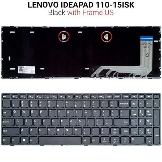 Πληκτρολόγιο Lenovo Ideapad 110-15Isk 110-17Ikb Πληκτρολόγιο Lenovo Ideapad 110-15Isk 110-17Ikb
