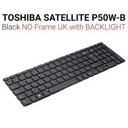Πληκτρολόγιο Toshiba P50W-B No Frame Uk Backlight Πληκτρολόγιο Toshiba P50W-B No Frame Uk Backlight