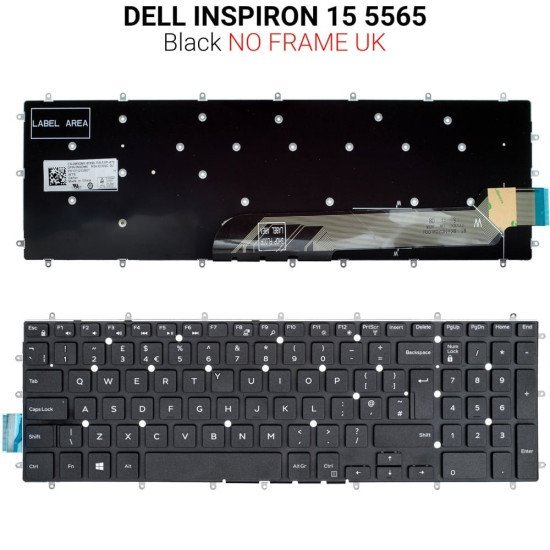 Πληκτρολόγιο Dell Inspiron 15 5565 No Frame Uk Πληκτρολόγιο Dell Inspiron 15 5565 No Frame Uk
