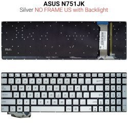 Πληκτρολόγιο Asus N751Jk Backlight No Frame Us