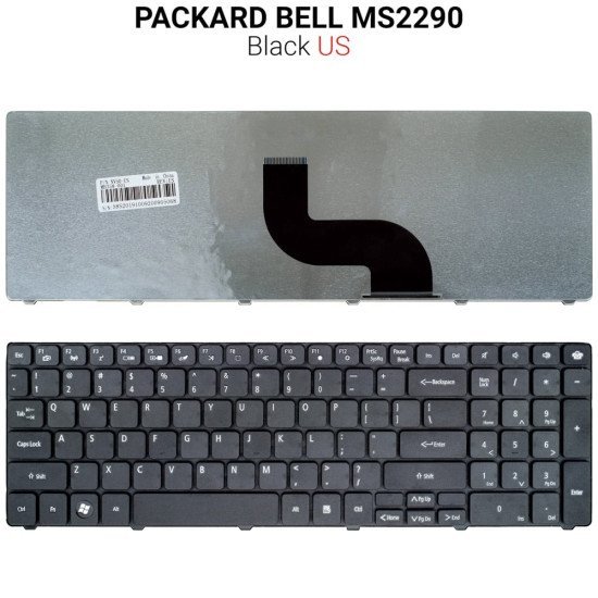 Πληκτρολόγιο Packard Bell Tm85 Ms2290 Nv50A Πληκτρολόγιο Packard Bell Tm85 Ms2290 Nv50A