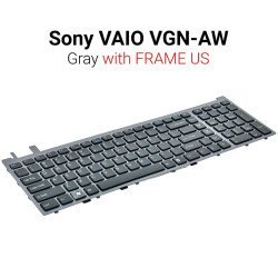 Πληκτρολόγιο Sony Vaio Vgn-Aw Gray Frame Us