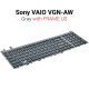 Πληκτρολόγιο Sony Vaio Vgn-Aw Gray Frame Us Πληκτρολόγιο Sony Vaio Vgn-Aw Gray Frame Us