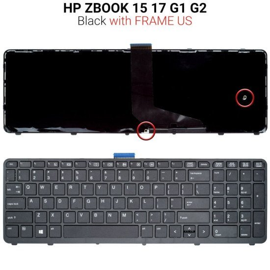 Πληκτρολόγιο Hp Zbook 15 17 G1 G2 Πληκτρολόγιο Hp Zbook 15 17 G1 G2