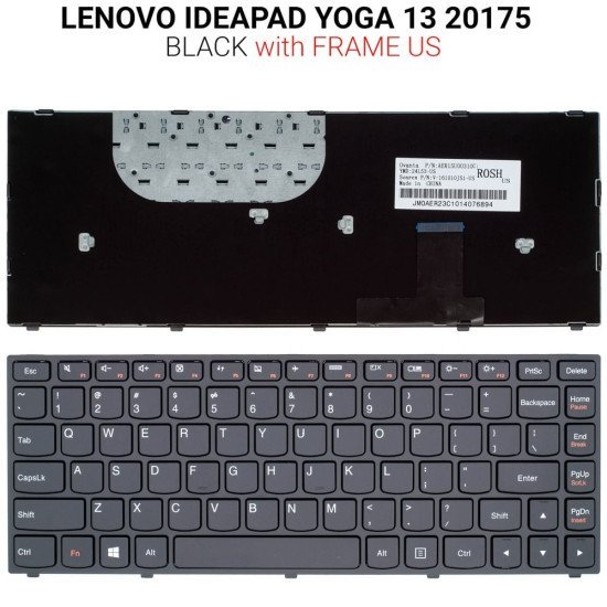 Πληκτρολόγιο Lenovo Ideapad Yoga 13 20175 Frame Πληκτρολόγιο Lenovo Ideapad Yoga 13 20175 Frame
