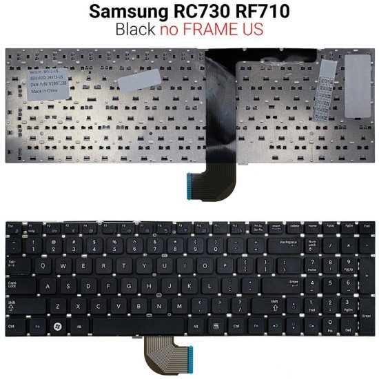 Πληκτρολόγιο Samsung Rc730 Rf710 No Frame Us Πληκτρολόγιο Samsung Rc730 Rf710 No Frame Us