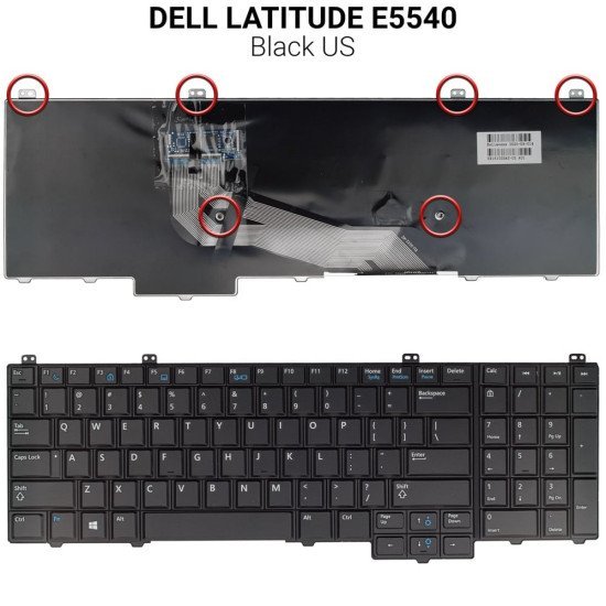 Πληκτρολόγιο Dell Latitude E5540 Πληκτρολόγιο Dell Latitude E5540