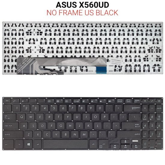 Πληκτρολόγιο Asus X560Ud No Frame Us