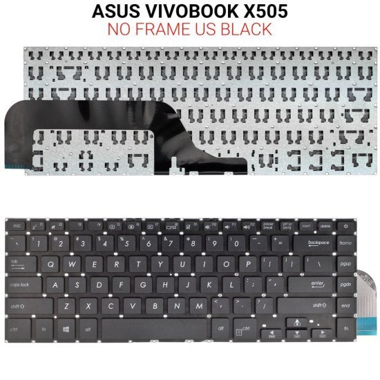 Πληκτρολόγιο Asus Vivobook X505 No Frame Us