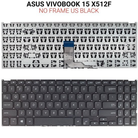 Πληκτρολόγιο Asus Vivobook 15 X512F Us No Frame Πληκτρολόγιο Asus Vivobook 15 X512F Us No Frame