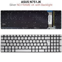 Πληκτρολόγιο Asus N751Jk Backlight No Frame Uk Πληκτρολόγιο Asus N751Jk Backlight No Frame Uk