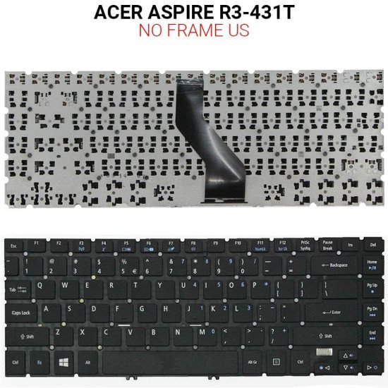 Πληκτρολόγιο Acer Aspire R3-431T No Frame Us Πληκτρολόγιο Acer Aspire R3-431T No Frame Us