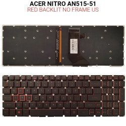 Πληκτρολόγιο Acer Nitro An515-51 With Red Backlit No Frame Us Πληκτρολόγιο Acer Nitro An515-51 With Red Backlit No Frame Us
