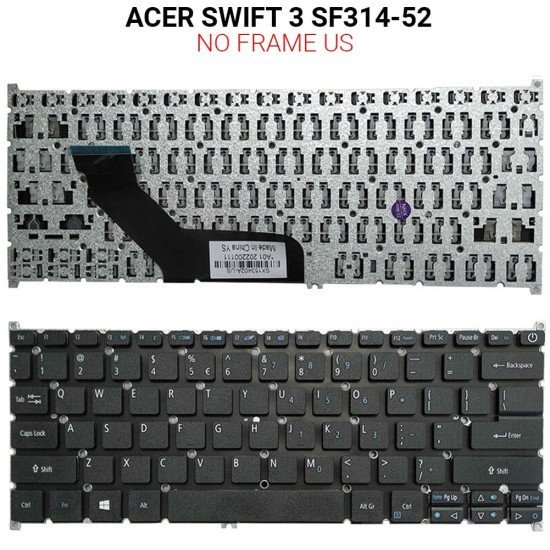 Πληκτρολόγιο Acer Swift 3 Sf314-52 No Frame Us