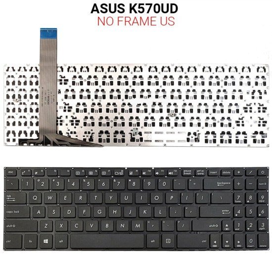 Πληκτρολόγιο Asus K570Ud No Frame Us Πληκτρολόγιο Asus K570Ud No Frame Us