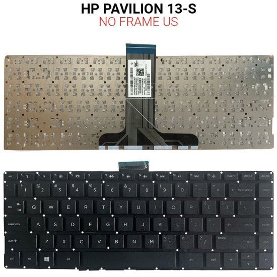 Πληκτρολόγιο Hp Pavilion 13-S No Frame Us