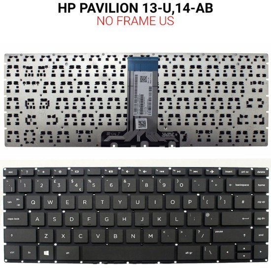 Πληκτρολόγιο Hp Pavilion 13-U No Frame Us 14-Ab